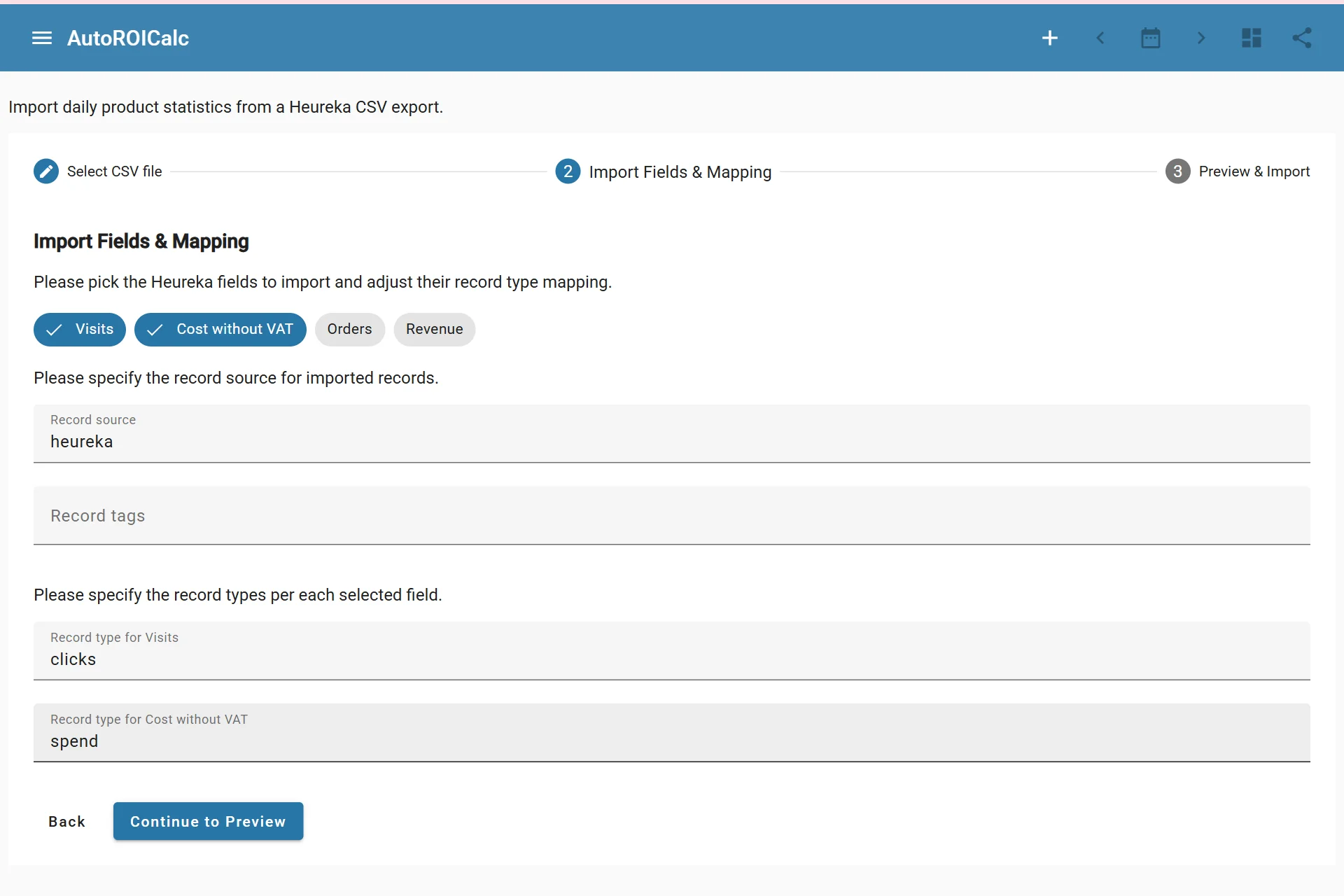 Importing data from Heureka Importing data from Heureka