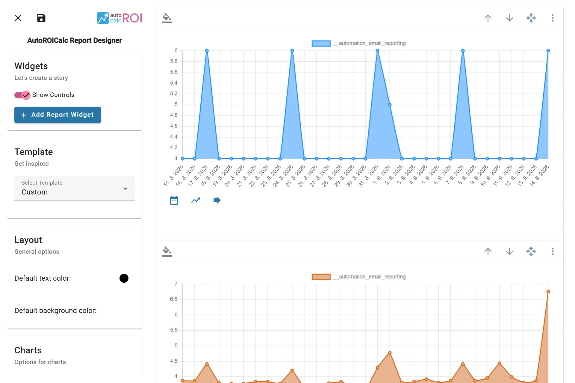 Previewing the Report Advanced Layout in the Report Designer