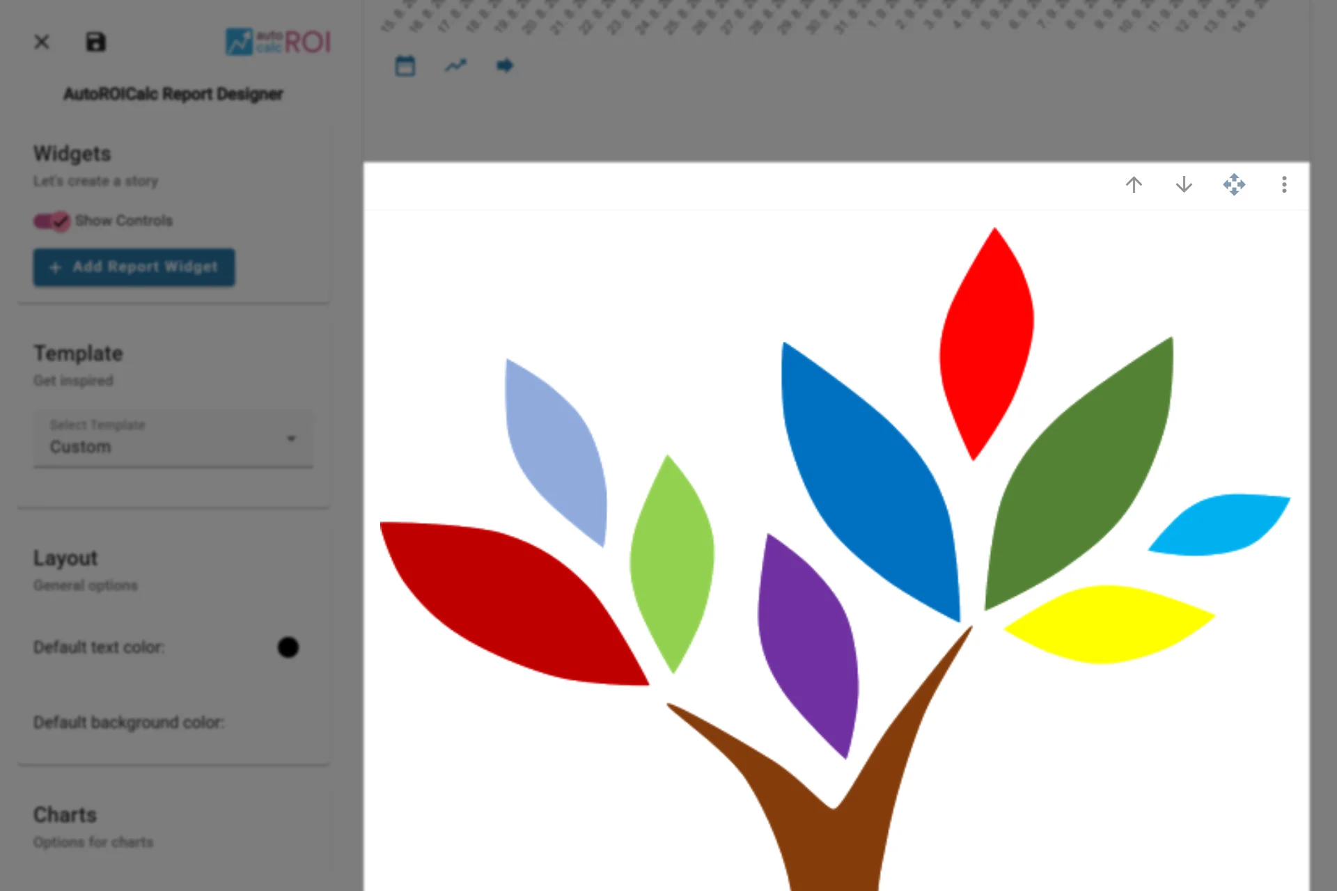 A sample usage of the Image Widget