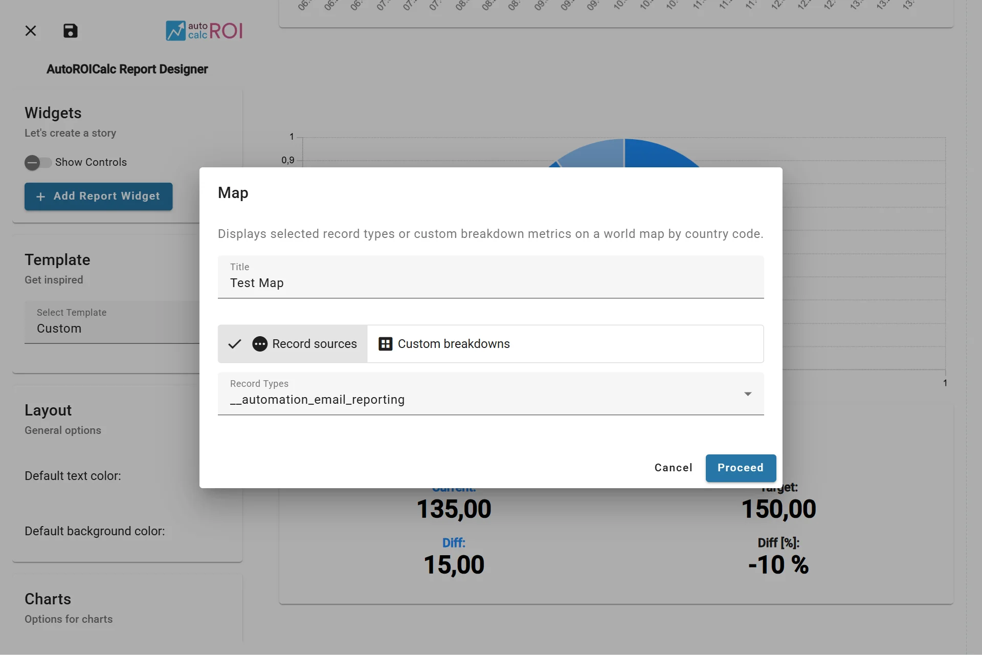 Configuring the Map Widget