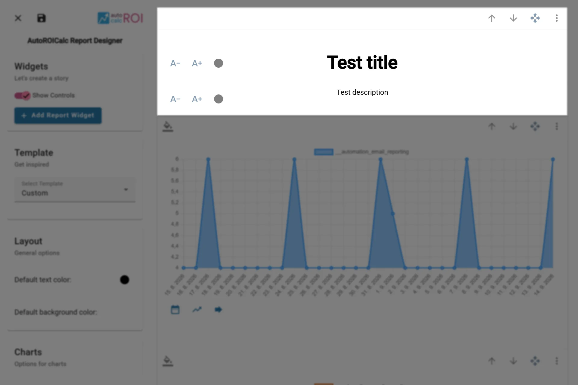 A sample usage of the Section Widget A sample usage of the Section Widget