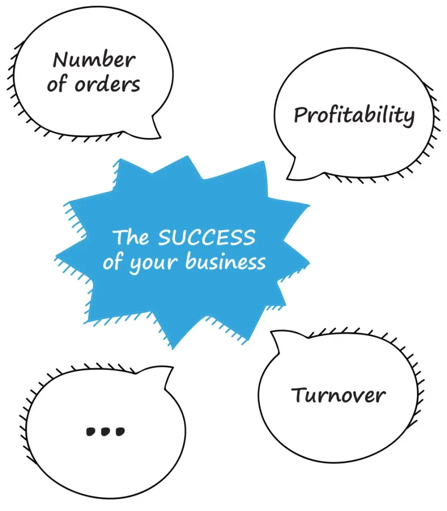 The Business success illustration