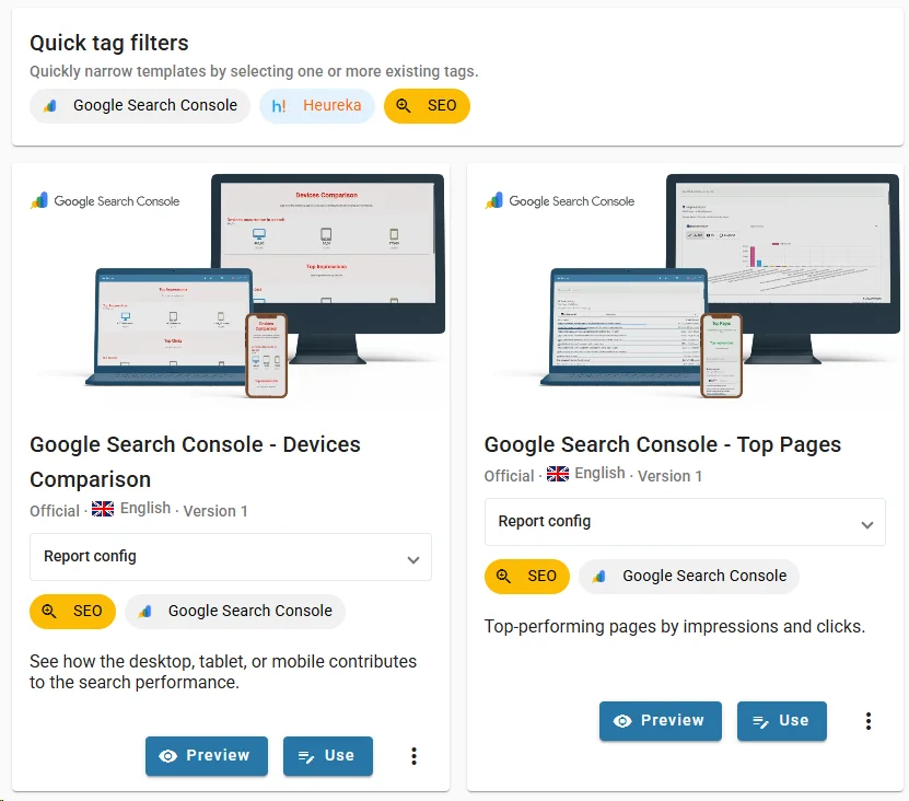 Use SEO Report Templates