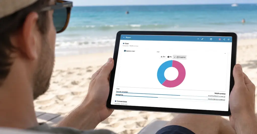 Build a Marketing Dashboard with Sample Records and Breakdowns