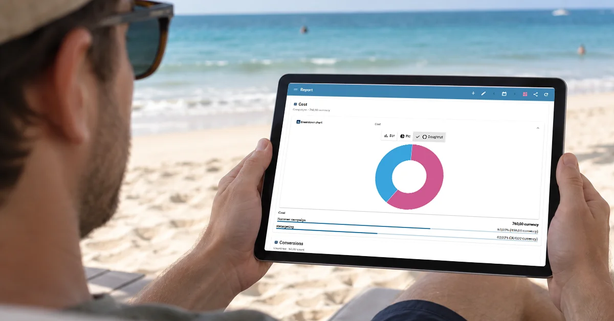 Build a Marketing Dashboard with Sample Records and Breakdowns